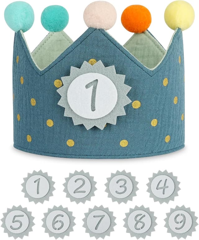 Imagen de URAQT Birthday Crown for Kids 1–9 en OfertitasTOP