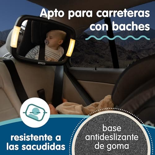 Thumbnail 3 de Onco LED Baby Car Mirror 360° adjustable