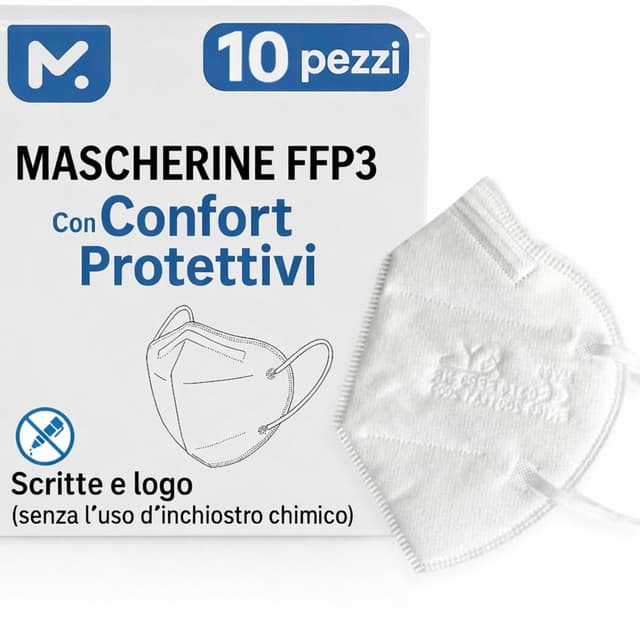 Imagen de medicinadellavoro.com Mascherine FFP3 10 pezzi en OfertitasTOP