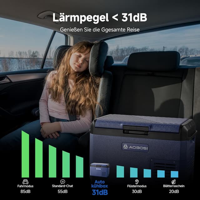 Detalle 1 de AAOBOSI Kompressor Kühlbox 25 l für 12V/230V