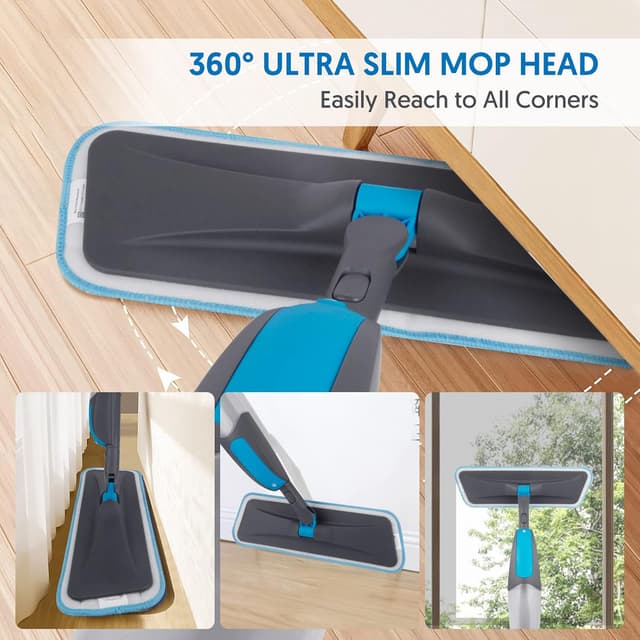 Thumbnail 4 de BPAWA Microfibre Spray Mop 550 ml for Floors 🧹
