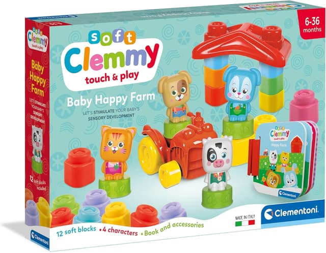 Imagen de Clementoni Soft Clemmy Baby Happy Farm 6 mois en OfertitasTOP