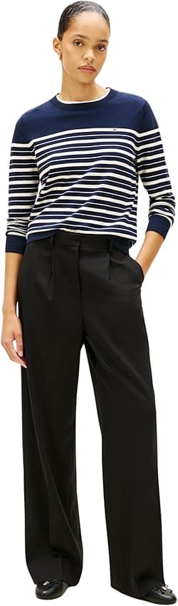 Thumbnail 3 de Tommy Hilfiger Co Jersey Stitch C-nk LS Swt Ww0ww44984 Suéter Azul XXS