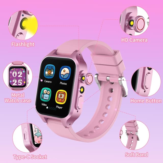 Thumbnail 6 de Kids Smart Watch 32 Games: 3 Sport Modes, 13 Habit Alarms & HD Rotating Camera