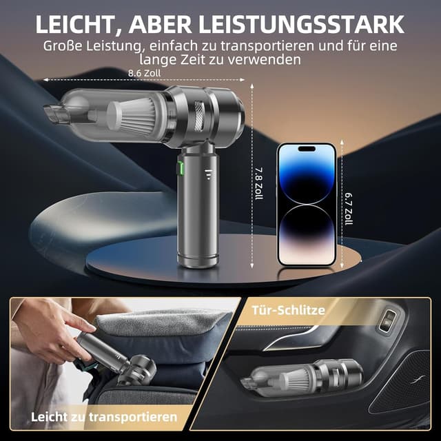 Thumbnail 5 de Handstaubsauger 26000Pa Akku 4‑in‑1