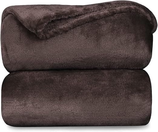 Detalle de MERCURY TEXTIL - Manta Terciopelo Suave Multiusos 🛋