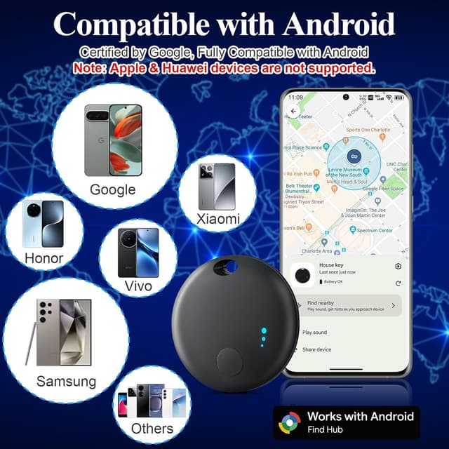 Detalle 2 de Air Tracker Android Smart Tracker 2 pezzi