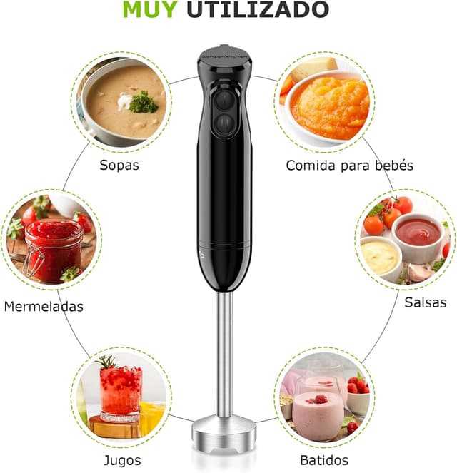 Thumbnail 1 de Bonsenkitchen Batidora de Mano 1000 W