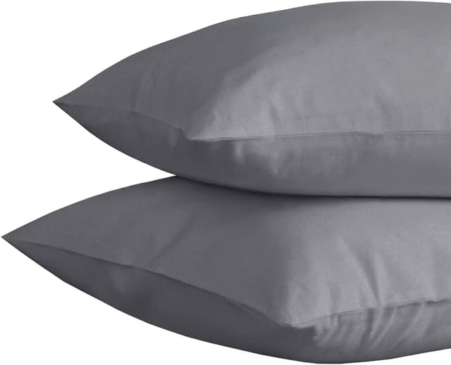 Detalle 2 de MOONLIGHT20015 double duvet cover set in grey with 2 pillowcases