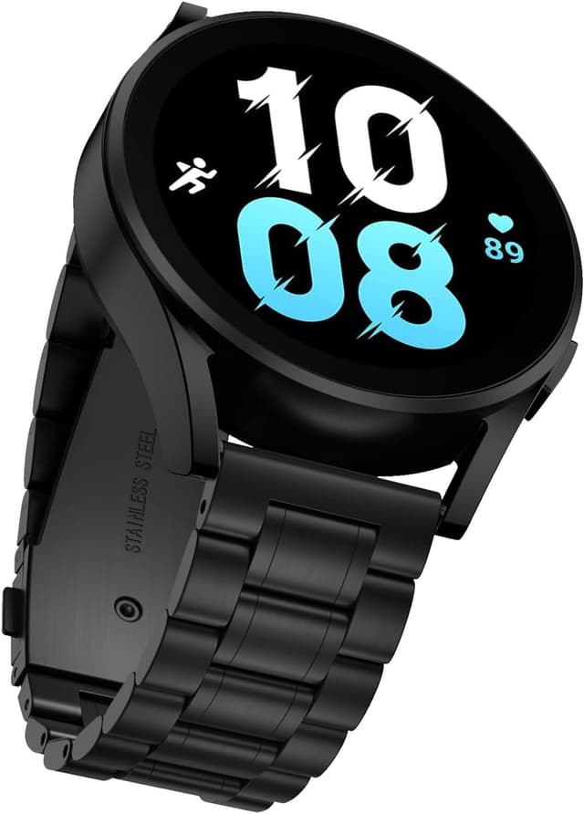 Detalle de Suuira cinturino in acciaio inox per Samsung Galaxy Watch 6/5/4 e Classic (40/44/43/47/45/46/42 mm) con strumento incluso