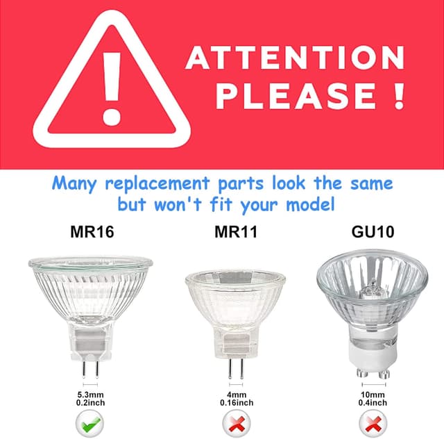 Thumbnail 1 de ETUOLMP MR16 50W Halogen Bulbs 12V