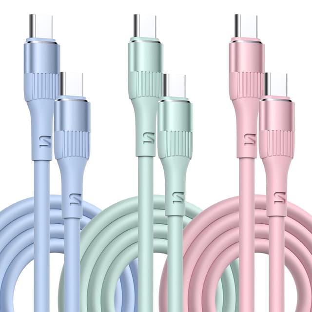 Detalle de iPhone USB‑C auf USB‑C Kabel 1,8m 3er‑Set