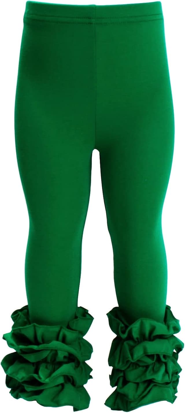 Thumbnail 5 de HOOLCHEAN Cotton ruffle leggings for toddlers