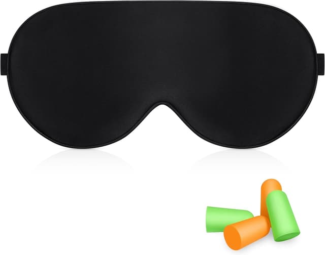 Detalle de Gritin Silk Sleep Mask 100% natural silk eye mask 😴