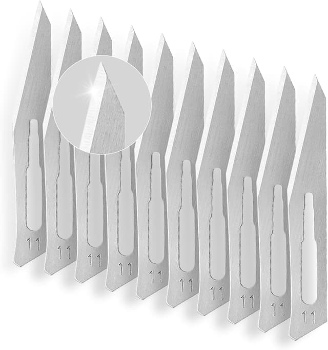 Imagen de KeyUnity KA39 10er Ersatzklingen #11 für Präzision ✂ en OfertitasTOP