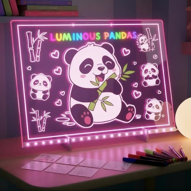 Detalle de LumiBoard LED Drawing Board for Kids 🎨