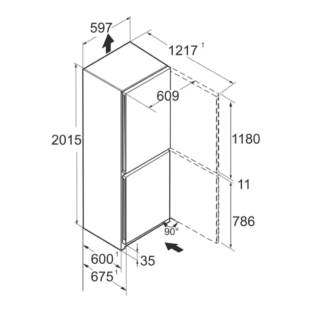 Thumbnail 1 de Liebherr CBNsda 572i frigorífico con BioFresh