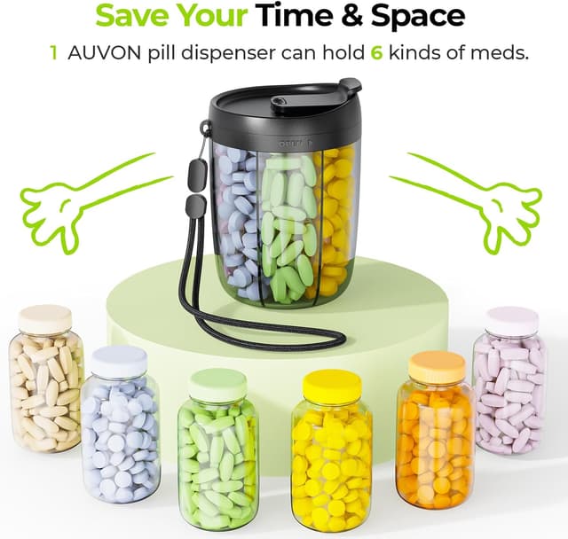 Thumbnail 4 de AUVON Pill Dispenser 1-month organiser