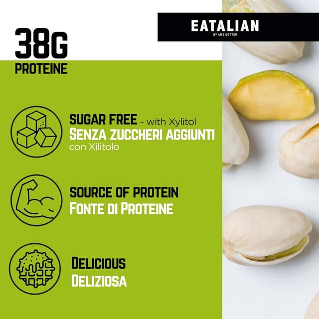 Thumbnail 2 de EATALIAN by AMZ BETTER Crema de Pistacho Crunchy 200g 🍫