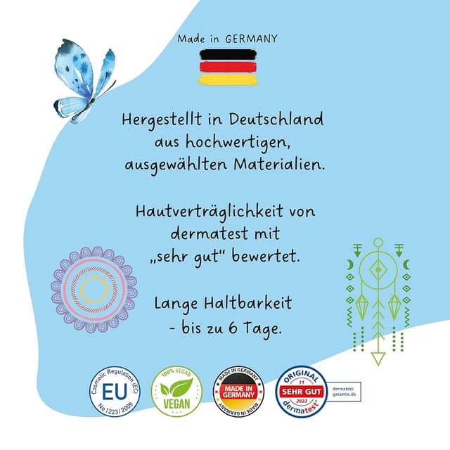 Detalle de Papierdrachen Kinder-Metallic Tattoos 100 Sticker