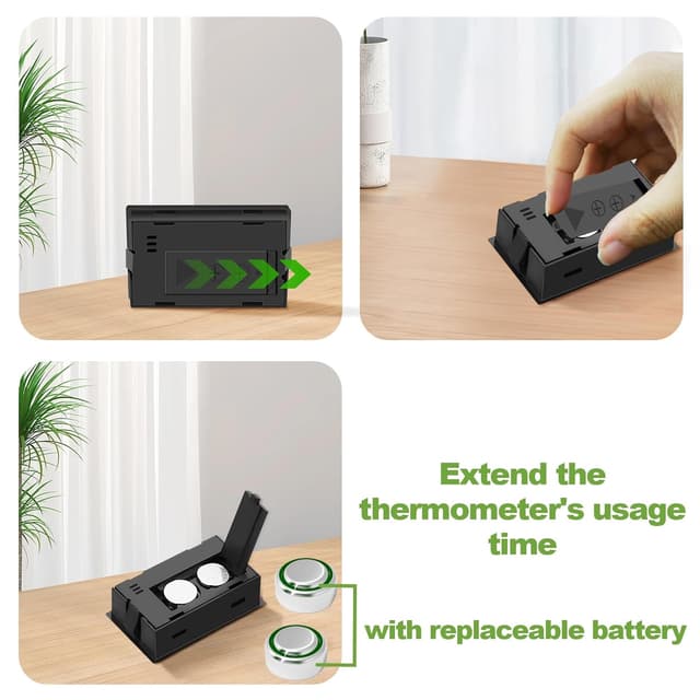 Thumbnail 6 de Dictien Mini Hygrometer Digital 6 Stück — Hygrometer 🌡