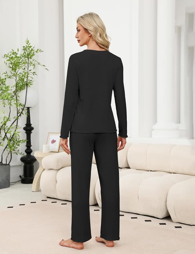 Detalle 2 de Ekouaer Pyjama 2 pièces manches longues