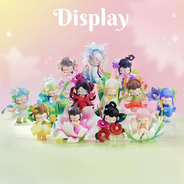 Detalle 2 de Rolife Blind Box 1 figurine d’action anime florale aléatoire (7,5 à 13,5 cm)