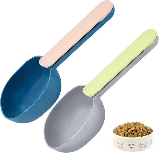 Detalle de Cisolen Futterschaufel 2er-Set für Haustiere