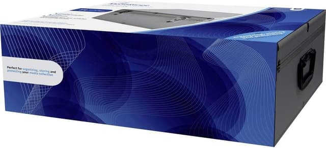 Detalle de MediaRange Valigia DJ CD DVD 500 posti argento