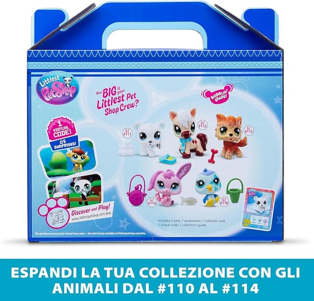 Thumbnail 4 de BANDAI Littlest Pet Shop Pack de 5 Winter Besties
