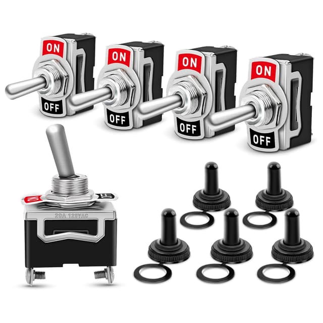 Detalle de Nilight 90012E Rocker Toggle Switch 15A