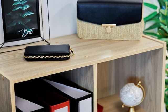 Detalle de Iris Ohyama CX-23C libreria angolare da parete 60 cm in legno, 5 livelli