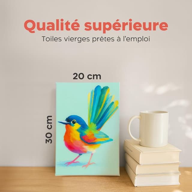 Thumbnail 2 de Zenacolor Toile à peindre 20x30 cm