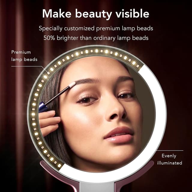 Detalle 2 de LitBear 10X Travel Makeup Mirror