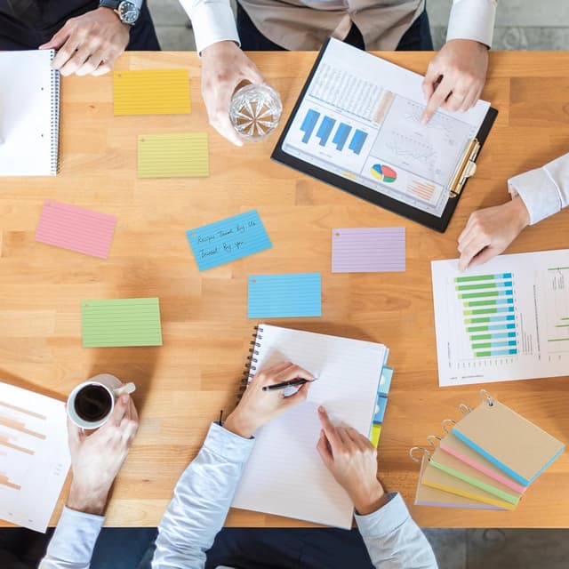 Detalle 2 de Flash Cards 360 PCS Ruled Index Cards with Binder Ring (Kraft Paper, 4.9 x 2.9 inch)