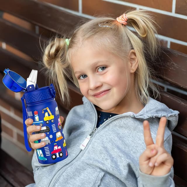 Thumbnail 5 de GOPPUS Trinkflasche Kinder 420ml Edelstahl