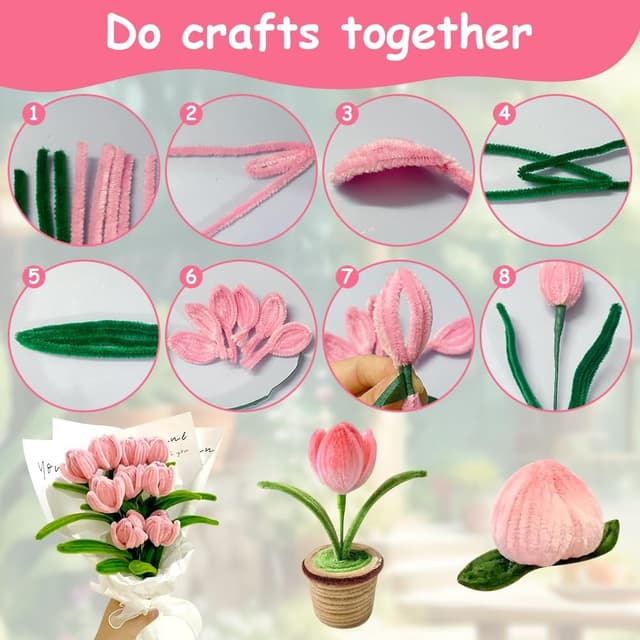 Thumbnail 1 de Ainiv 300 Stück Pfeifenreiniger 30 cm 🎨