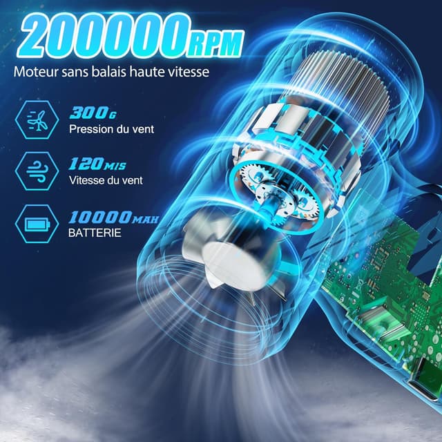 Thumbnail 1 de Souffleur Air Comprimé 200 000 tr/min