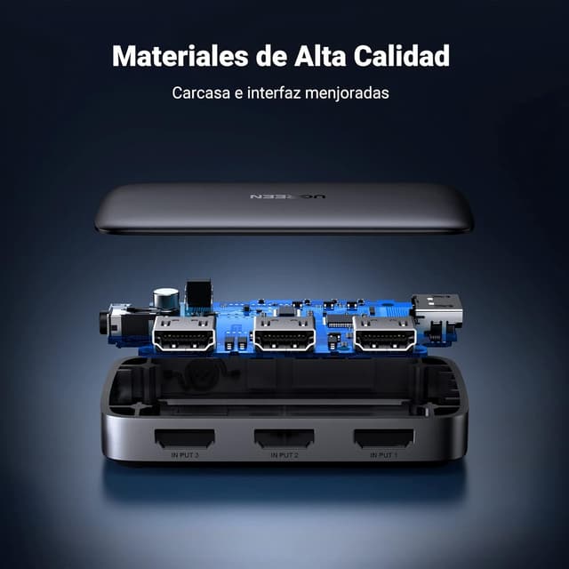 Thumbnail 2 de UGREEN HDMI Switch 3 Entradas 4K @30Hz