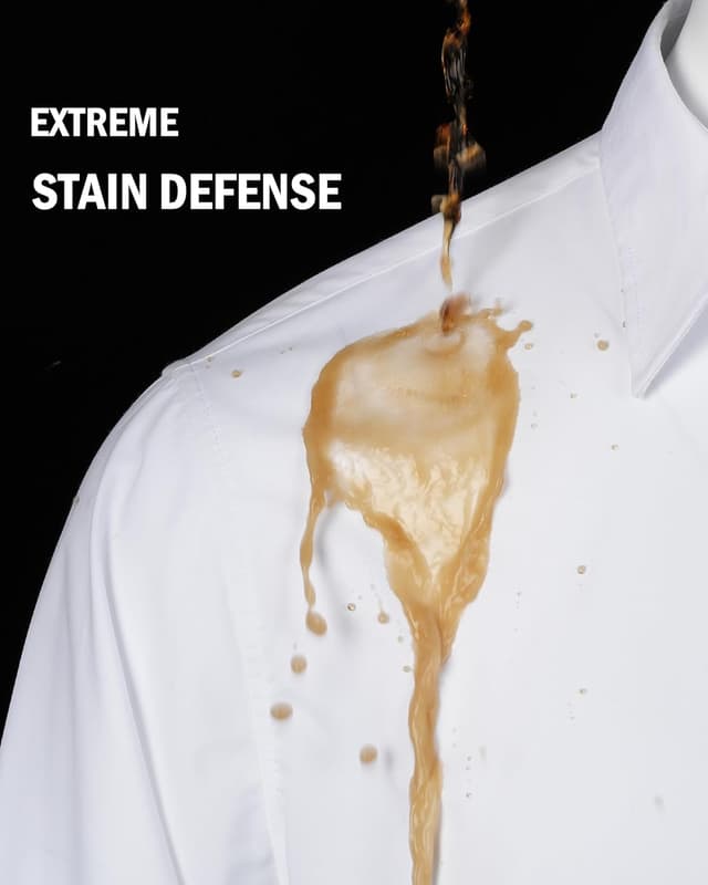 Detalle 2 de J.VER Men’s Long Sleeve Dress Shirt with Stain Shield, Stretch & Non-Iron finish
