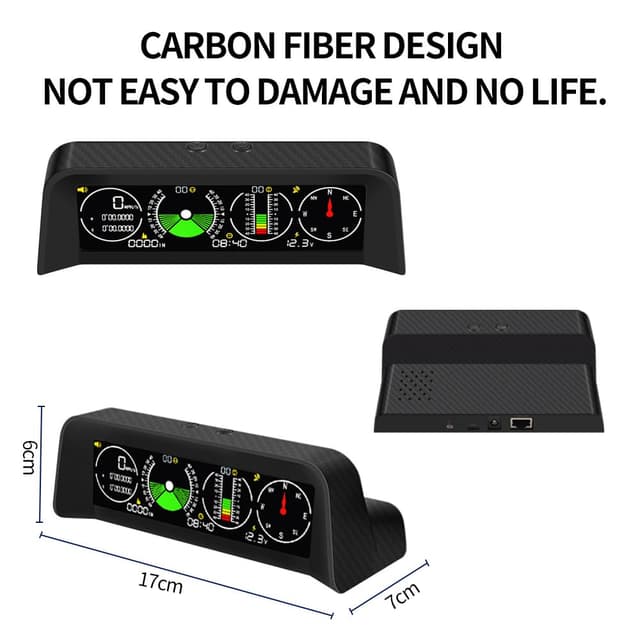 Thumbnail 6 de OBEST Inclinometro 4x4 con display head-up, tachimetro GPS e allarme sovravelocità