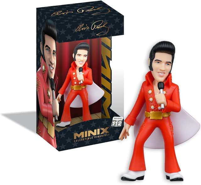 Detalle de MINIX Minix Figura da collezione 12 cm Elvis Costume Rosso (MN18918)