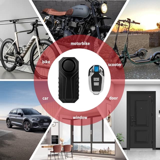 Thumbnail 5 de Fahrrad Anti-Diebstahl-Alarm mit Fernbedienung