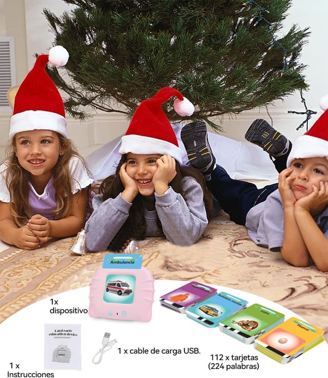 Thumbnail 6 de Tarjetas Flash Parlantes para niños Rosa 1–6 años