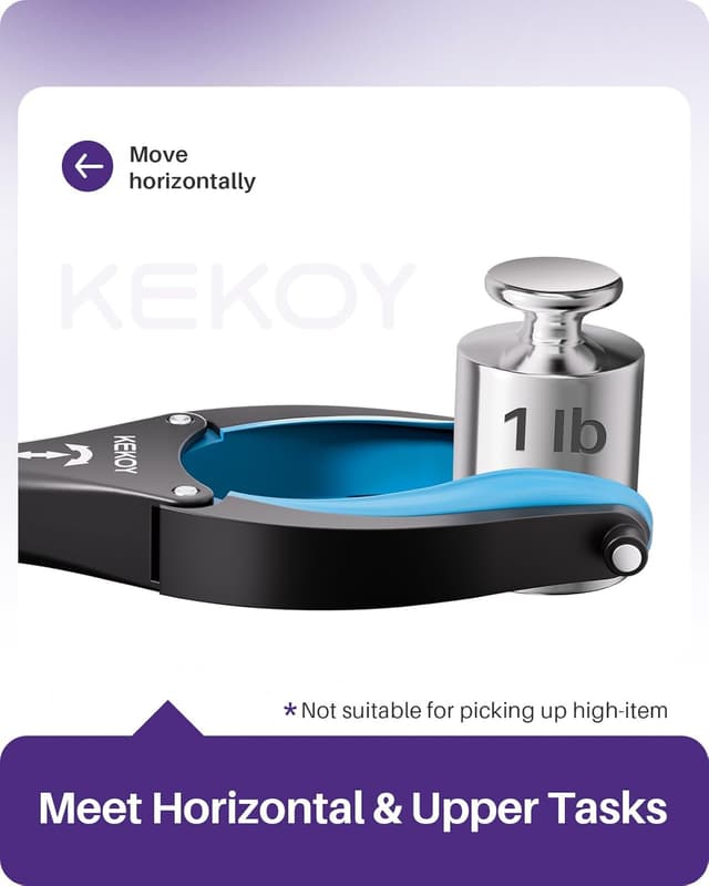 Thumbnail 2 de Kekoy 44" Grabber Reacher Tool with Light