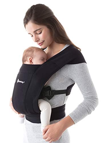 Detalle de Ergobaby Embrace - Mochila Portabebé Negra 🖤