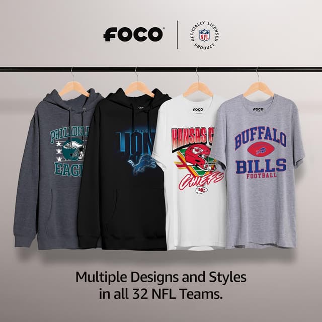 Thumbnail 5 de FOCO NFL Unisex Team Logo Classic Arched Logo T-Shirt (Short Sleeve)