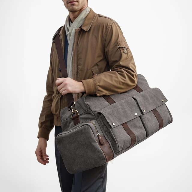 Thumbnail 1 de S-ZONE Unisex 56 Litri Borsa da Viaggio in Tela