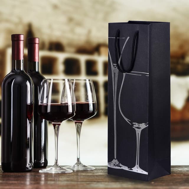 Thumbnail 4 de Flaschentüten Geschenkset für Wein 10 Stück