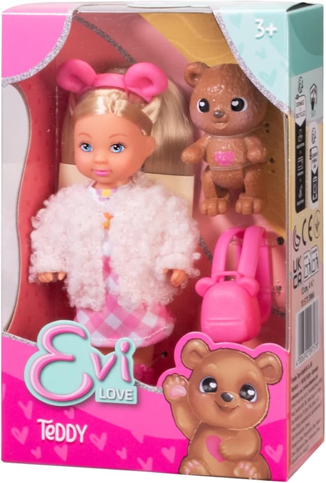 Detalle 2 de Simba Evi Love Teddy 12 cm, dès 3 ans